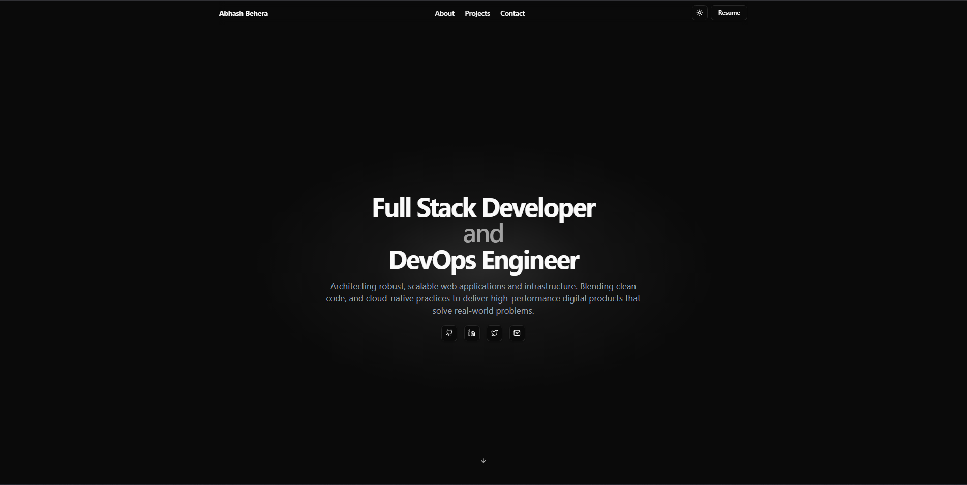 Abhash Behera | Full Stack Developer & DevOps Engineer